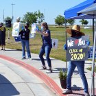 West Hills College faculty and staff enthusiastically greeted incoming grads.